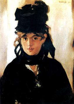 愛德華 馬奈 Berthe Morisot with a bouquet of violets 愛德華 馬奈 Berthe Morisot with a bouquet of violets